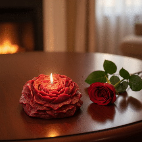 Rose Candle