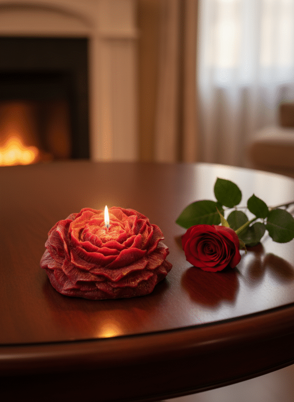Rose Candle